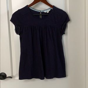 Boden Navy Swing Tee SZ US 2.